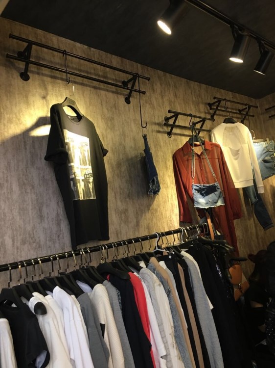 童裝貨架上墻組合架壁掛正掛服裝店展示架側掛女裝衣服架子陳列
