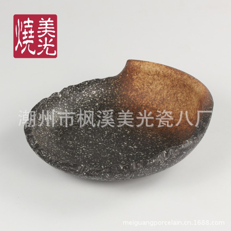 美光燒特色主題料理中西餐廳陶瓷餐具 器異形熱菜碗 E586-B-08057