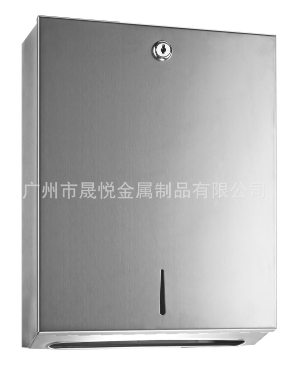 廠家直銷(xiāo)批發(fā)晟悅金屬帶鎖擦手紙箱可定制尺寸紙巾箱新款J13