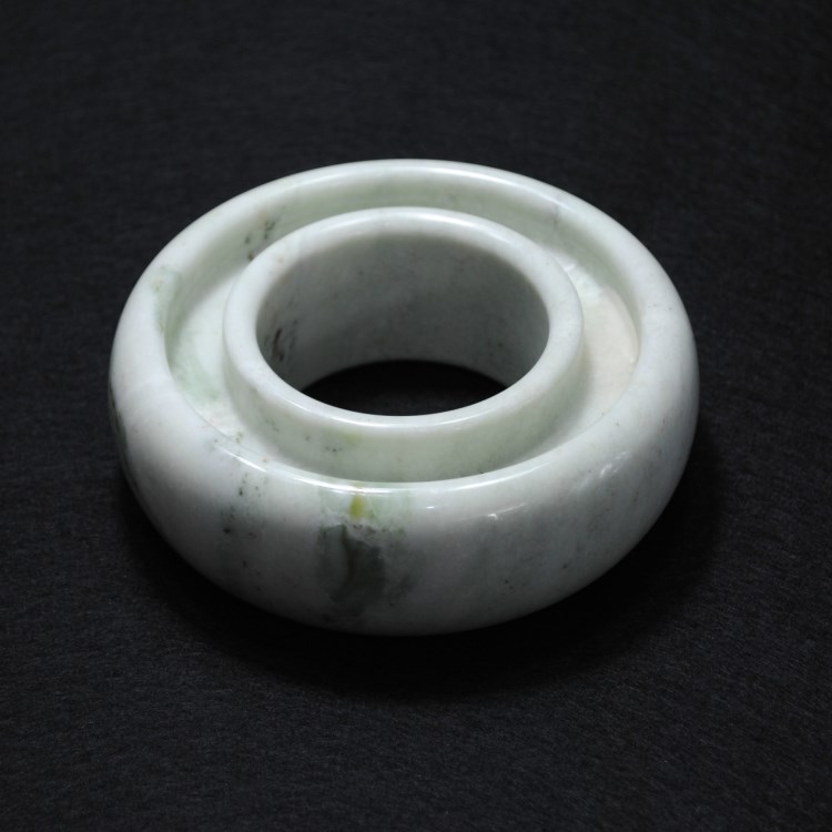廠家直供藍田玉石按摩器火罐按摩石精品玉石配件