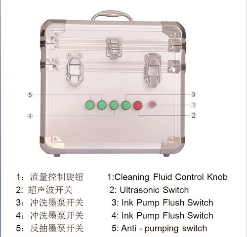 亮點牌超聲波噴頭清洗機 精工255UV墨水噴頭清洗 斷線循環(huán)清洗