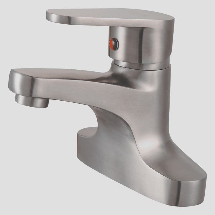 爆款批量304不锈钢冷热水龙头面盆混水龙头双联洗手盆龙头批发