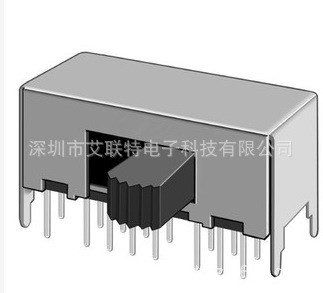 【廠家銷售】 2T側(cè)柄滑動(dòng)冰箱開關(guān) SK-42H01側(cè)柄撥動(dòng)開關(guān)