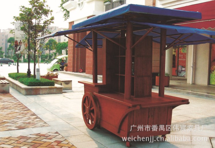 南寧實木花車，北海木制售貨車，桂林餐館流動售貨車、防城港售貨