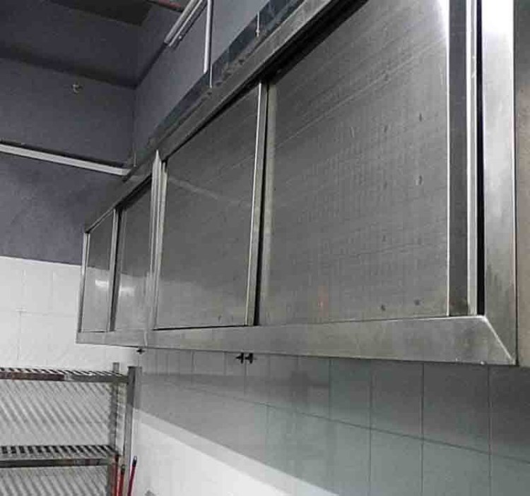 酒店厨房工程设备,深圳厨房设备,不锈钢厨具--挂墙吊柜
