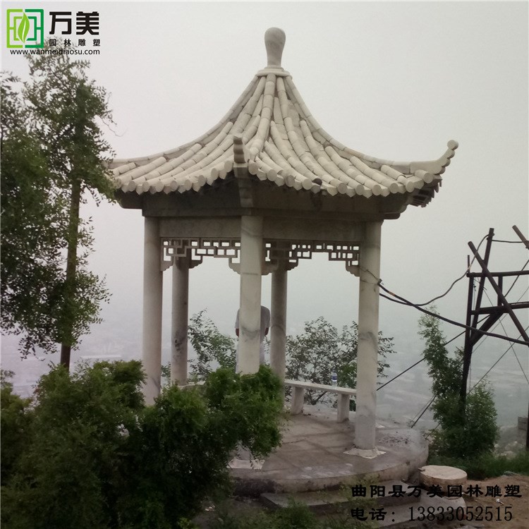 石雕涼亭長(zhǎng)廊 石雕亭子走廊 石雕花架 廠(chǎng)家定做園林景觀(guān)雕塑
