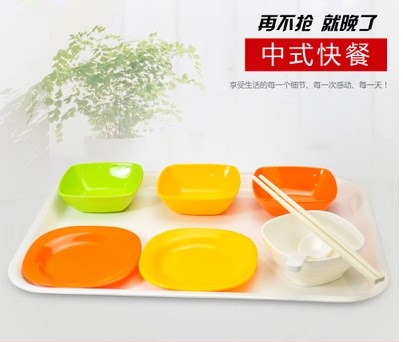 批發中式快餐套裝密胺A5仿瓷餐具定制自助火鍋餐具A8玉瓷廠家訂制