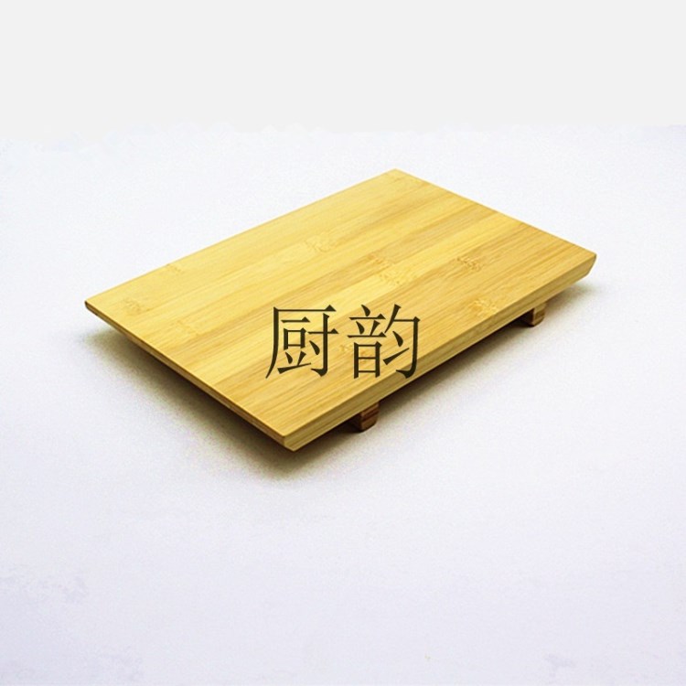 天然竹制日式壽司臺  料理盛器工具 壽司板凳 大號 27*18cm