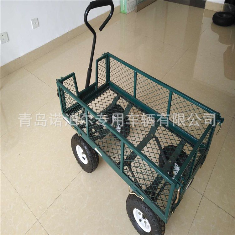 生產(chǎn)批發(fā)花園中心小推車TC1840  花卉基地工具車 多功能小推車