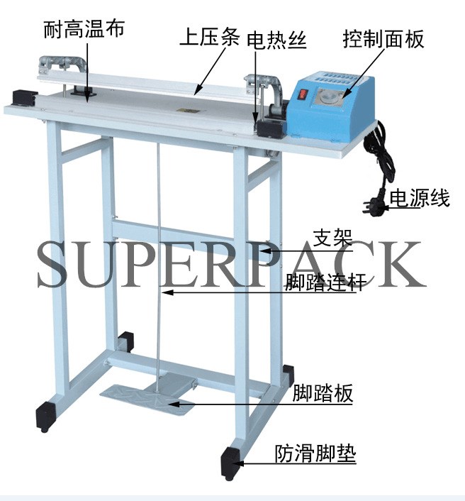 簡(jiǎn)易通過式腳踏封口機(jī)/收縮膜/切割機(jī)/封切機(jī)/塑封機(jī)腳踏