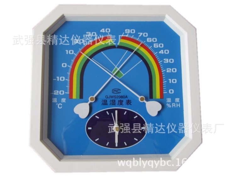 溫濕度表溫度計GJWS-B2型計時出口級溫濕表鋁制表盤202mm