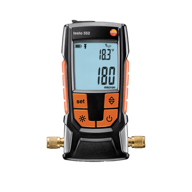 德圖 testo552 數(shù)字式真空表 絕壓真空壓力表 制冷及熱泵系統(tǒng) 熱