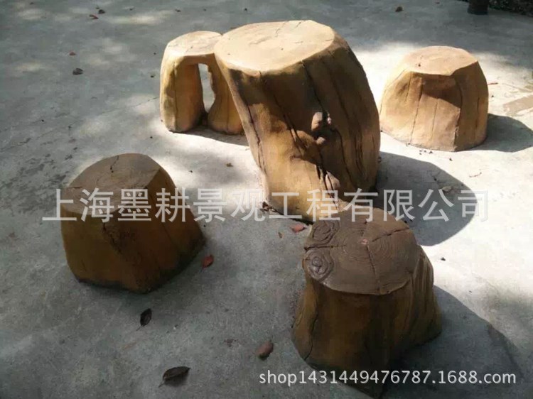 廠家生產(chǎn)GRC仿木座椅 園林景觀休息座椅 混凝土休閑座椅 可定制