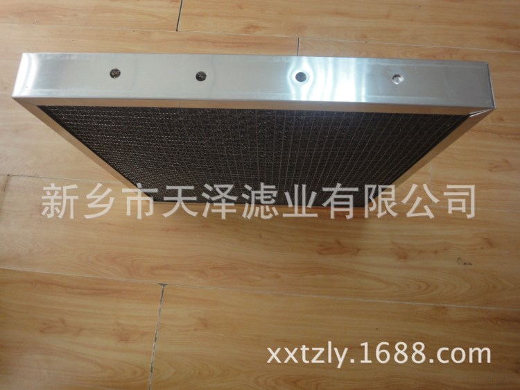 空調(diào)專(zhuān)用金屬網(wǎng)初效過(guò)濾器  不銹鋼外框