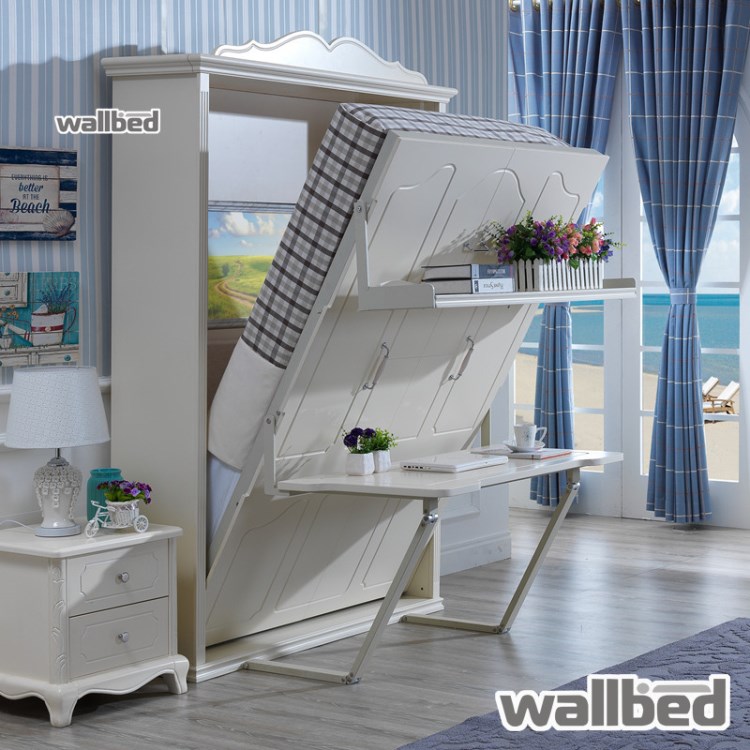 wallbed 壁床隱形床五金配件【帶雙層桌臺】 提升空間利用率