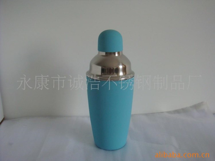 供應(yīng)不銹鋼調(diào)酒器,噴漆調(diào)酒器200ml-750ml 雪克壺 搖酒器