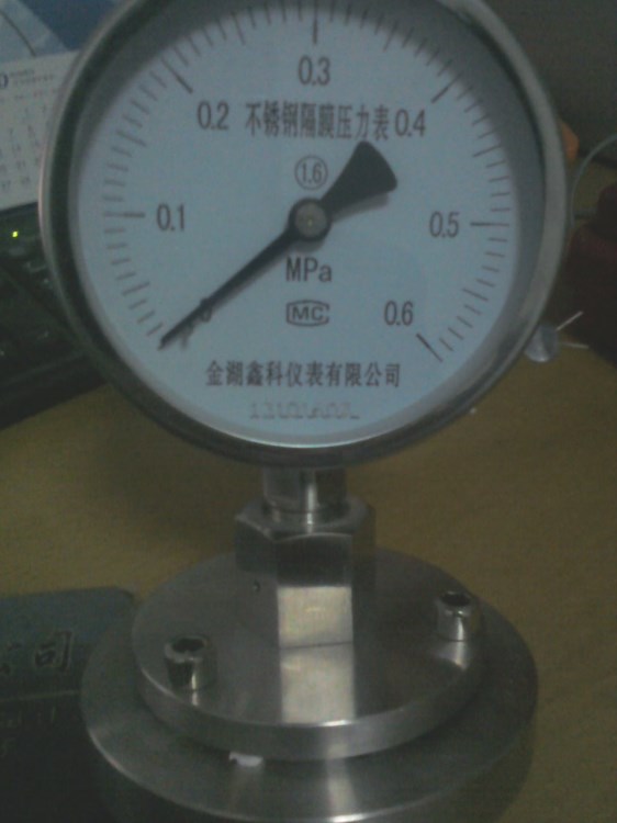 法蘭式隔膜壓力表