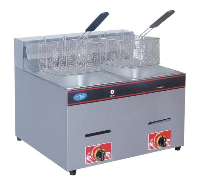 ot-72 双缸双筛燃气煤气炸炉油炸炉炸锅