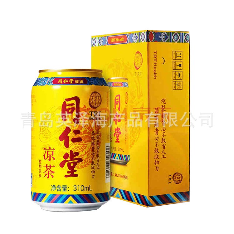 同仁堂涼茶  12罐*310ml整箱  茶飲料  清涼解暑  青島經(jīng)銷【圖】