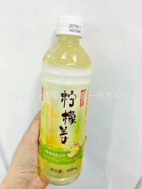 香港道地柠檬姜茶饮料500g*15瓶/组