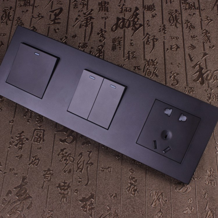 86型連體組合聯(lián)體開關(guān)插座 賓館酒店床頭柜開關(guān)控制面板免費(fèi)刻字