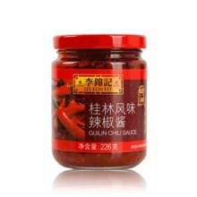 【實體批發(fā)】批發(fā)李錦記桂林風(fēng)味辣椒醬226g*12 火鍋蘸料辣醬