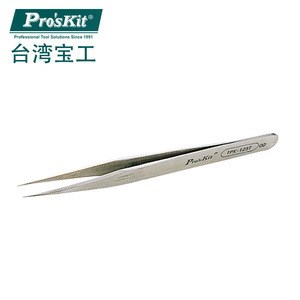 寶工（Pro'skit) 1PK-125T 不銹鋼防磁瘦尖鑷子(120mm)鑷子