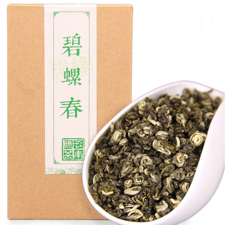 綠茶 碧螺春綠茶 一芽一葉滇綠茶明前茶 特級200g