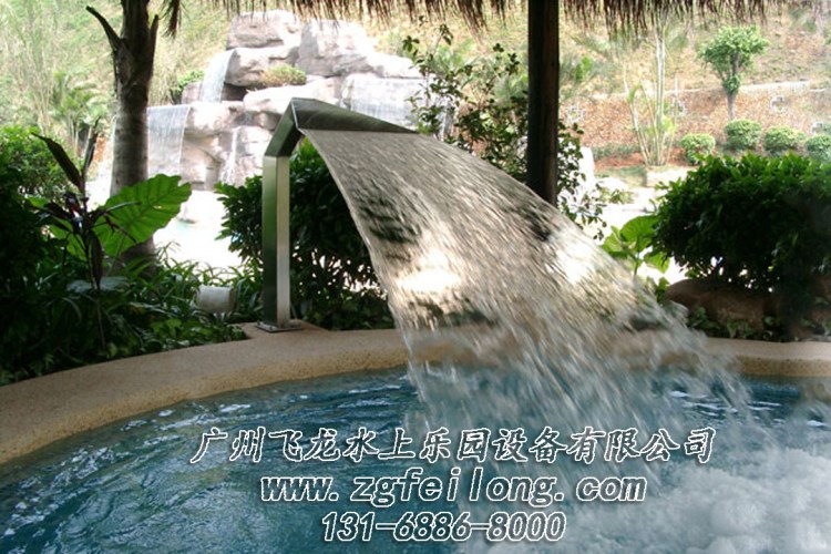溫泉SPA水療設備設計施工 鵝脛瀑布浴 槍林彈雨沖擊浴 鴨嘴沖擊浴