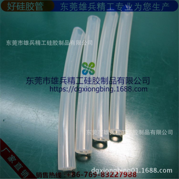 厂家批发透明医用硅胶管JE-0402耐高温FDA