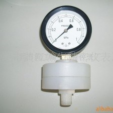 PP隔膜壓力表2KG單面4KG雙面5KG7KG10KG15KG20KG隔膜表HSUN