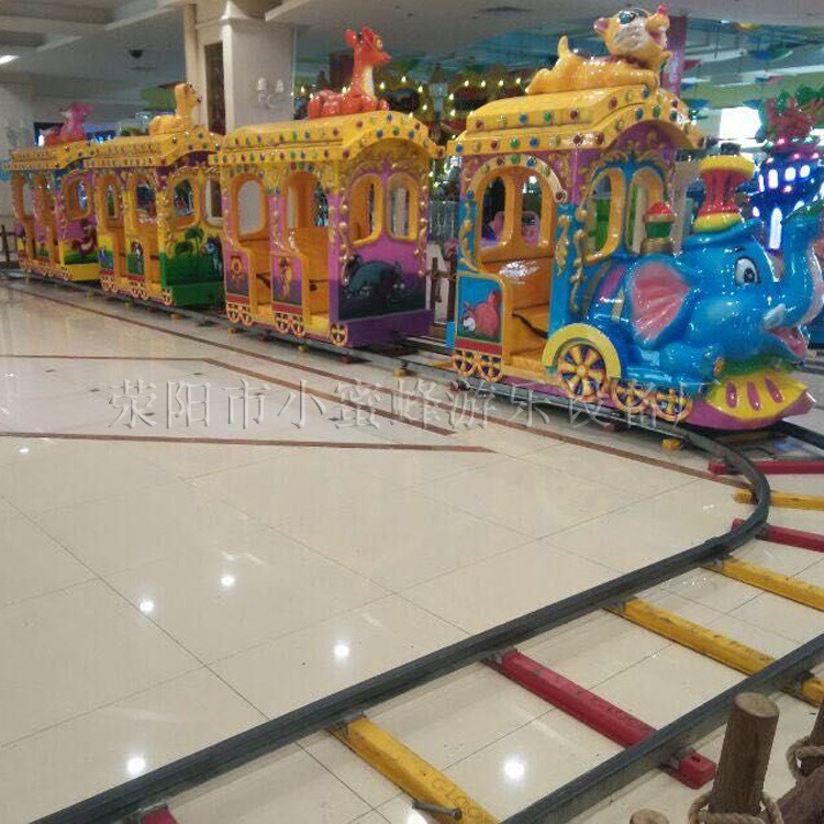 公園生意好的游樂(lè)項(xiàng)目 大象軌道小火車(chē) 操作簡(jiǎn)單 掙錢(qián)快L