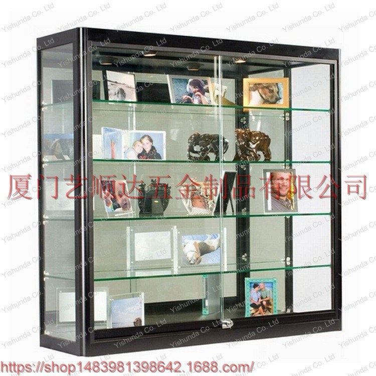 精品藥店手機(jī)玻璃展柜 鈦合金玻璃 櫥窗陳列展示柜 廠(chǎng)家直銷(xiāo)定做