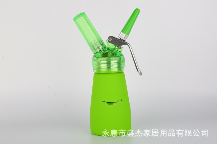 奶油发泡器彩色奶油枪250ml铝制吸虹瓶蛋糕机裱花机