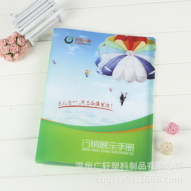 廠家直銷(xiāo) 天安人壽保險(xiǎn)展示夾文件夾多頁(yè)資料冊(cè)可定制