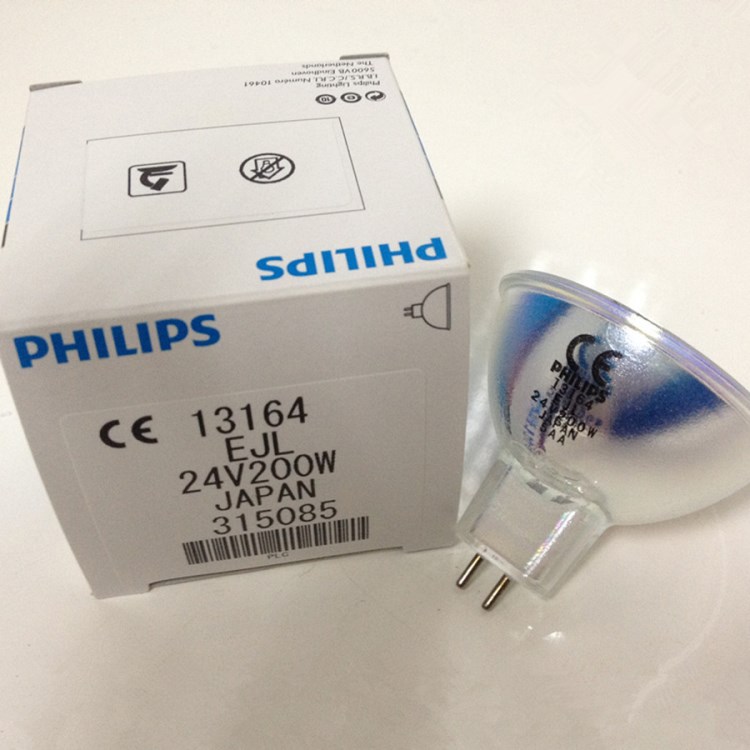 PHILIPS飛利浦13164 EJL 24V200W 光學玻璃檢測強光鹵素燈泡