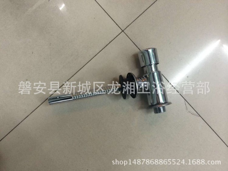 手按式蹲便器沖水器 臥式?jīng)_洗閥 大便蹲坑延時(shí)閥沖水閥腳踩沖洗閥