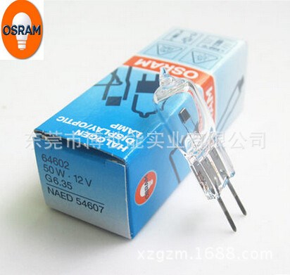 歐司朗OSRAM光學(xué)儀器燈泡 64602 12V50W 鹵素?zé)?米泡