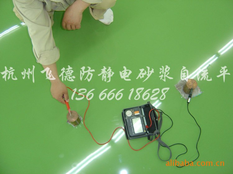 浙江飛德環氧砂漿薄涂型地坪漆/浙江飛德滾涂型防靜電地板漆工程