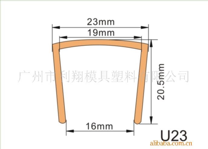 供應(yīng)家具櫥柜U形塑料封邊配件