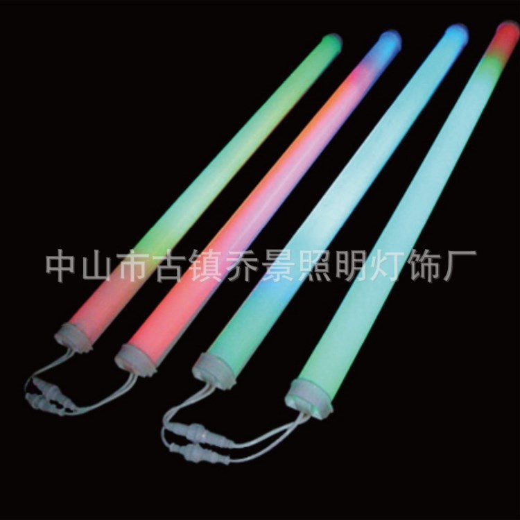 批發(fā)LED外控八段護(hù)欄管|外控護(hù)欄管全彩|八段數(shù)碼管屏 LED輪廓燈