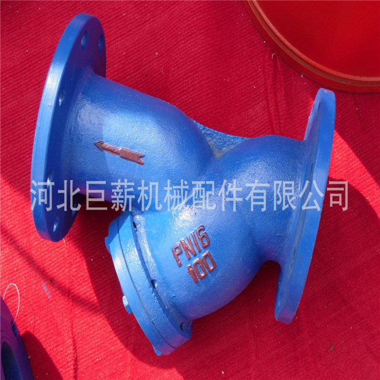 供應(yīng)鑄鐵Y型過濾器低價過濾器河北廠家