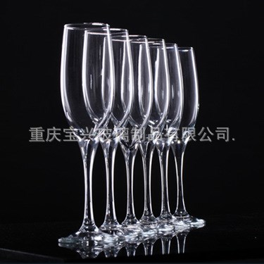 廠家現貨批發 人工吹制 香檳酒杯 水晶玻璃 高腳