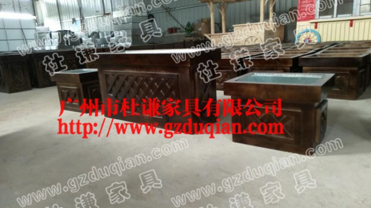 古典防古花箱加工來圖紙定做設(shè)計定做廣場戶外花槽木花盆批發(fā)