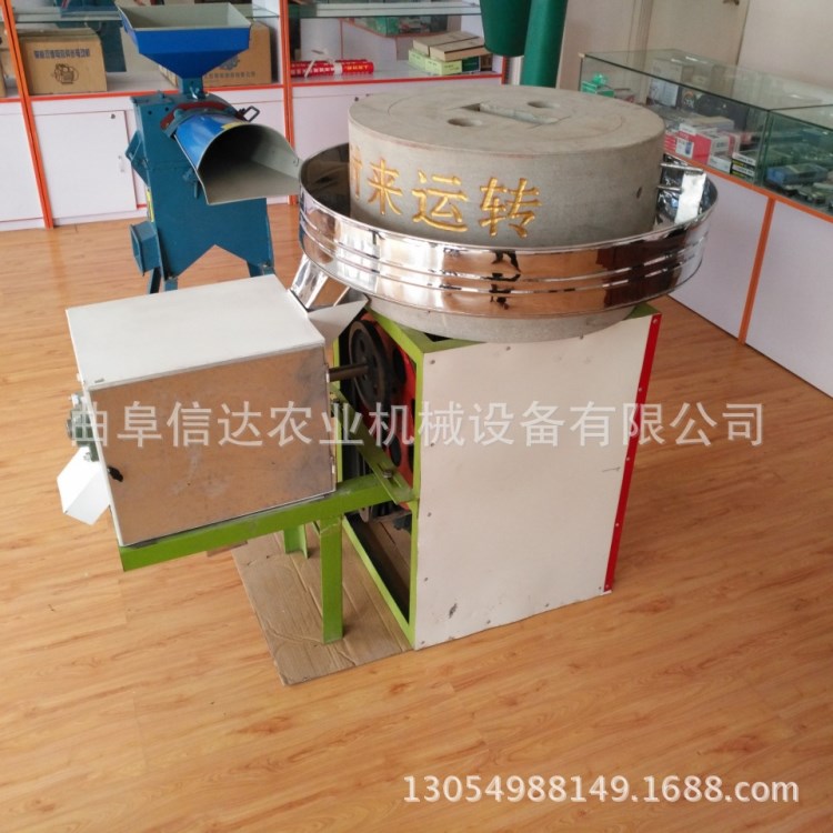 白色砂巖石電動(dòng)石磨機(jī) 廣東腸粉專用石磨機(jī) 面粉石磨機(jī)價(jià)格