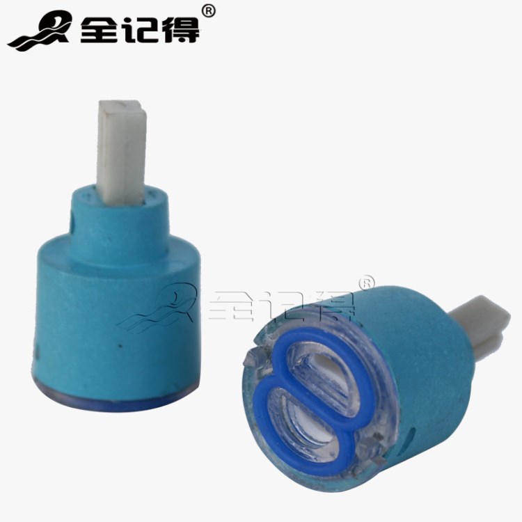 廚房單冷水龍頭配件 面盆龍頭陶瓷片閥芯 單水陶瓷芯 伐心