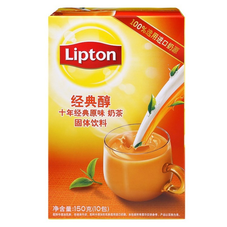 立頓lipton 奶茶 10年經(jīng)典醇原味奶茶S10