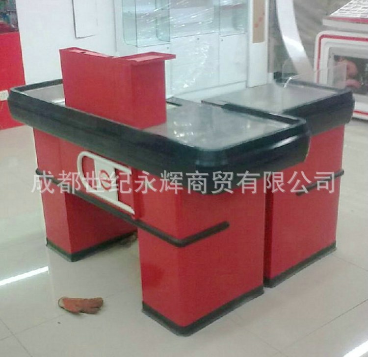 廠家生產(chǎn) 傳送帶收銀臺 收銀臺 連鎖超市收銀臺