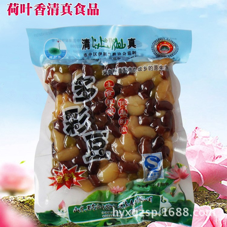 大量批發荷葉香 糖納豆糖蜜豆 冰粥奶茶原料糖納小紅豆400g*10袋
