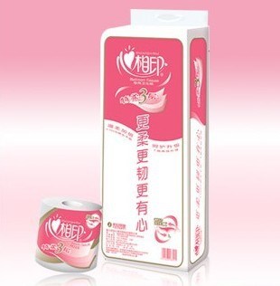 心相印 衛(wèi)生紙 BT710 心相印卷紙120g特柔三層卷筒紙 10卷裝/提